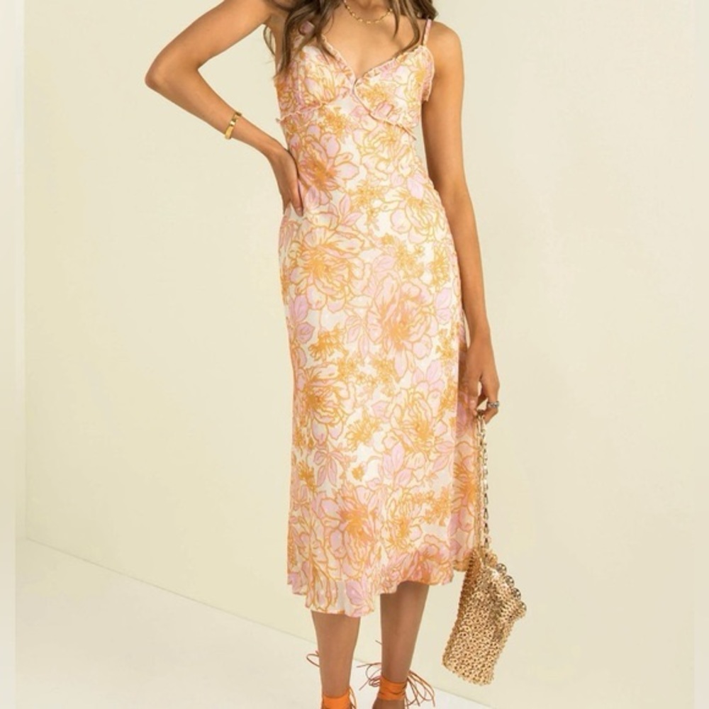 Midi floral Pia dress from Sundae Muse